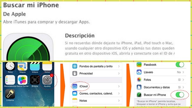 app para localizar iphone robado